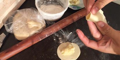 Шаг 1: вареников ны преснома тесте