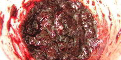 Шаг 11: вареников с черникой и соусом под шафе