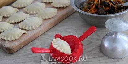 Шаг 7: вареников с грибами и овощами