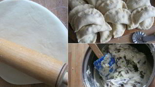 Рецепт Вареников с картошкой, грибами и зеленью