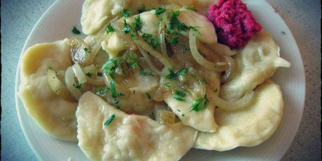 Рецепт вареников с картошкой и салом