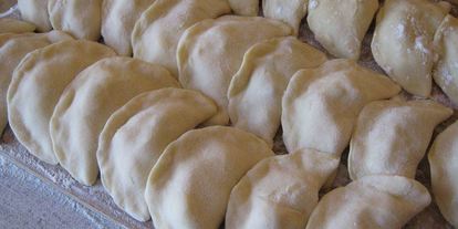 Шаг 5: вареников с картошкой и салом