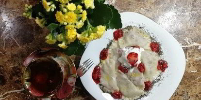 Шаг 11: вареников с клубникой и мятой