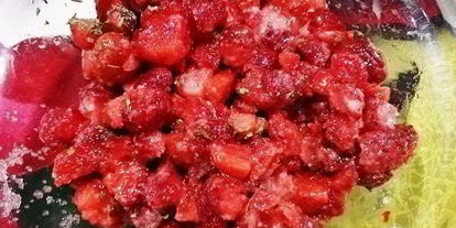 Шаг 6: вареников с клубникой и мятой