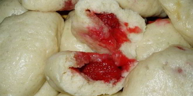 Рецепт Вареников с клубникой на пару