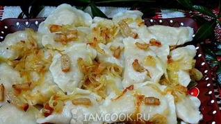 Рецепт Вареников с квашеной капустой и картошкой