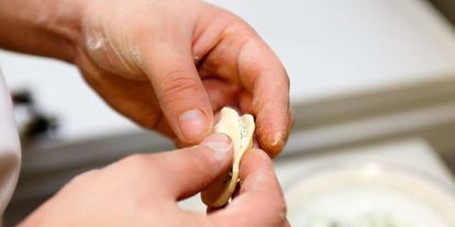 Шаг 4: вареников с соленым творогом