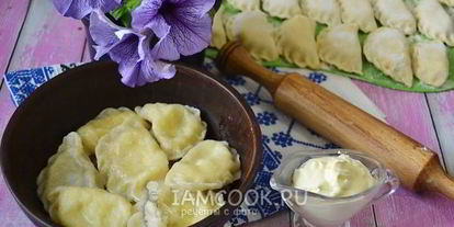 Шаг 12: вареников с творогом из теста на воде