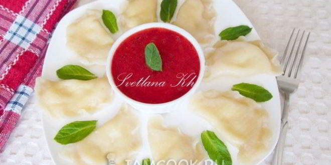 Рецепт вареников с творогом на кефире