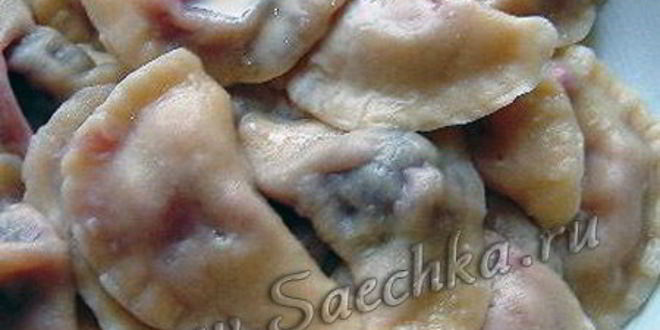 Рецепт вареников с вишней