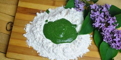 Шаг 2: зеленой домашней лапши с крапивой