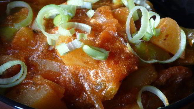 Рецепт Бхаджей — индийского жаркого из овощей со специями