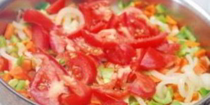 Шаг 6: жаркого из баранины с овощами