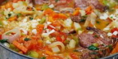 Шаг 9: жаркого из баранины с овощами