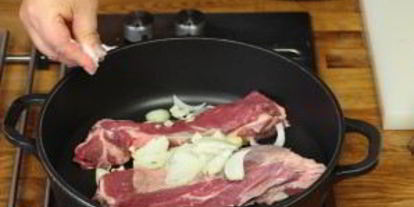Шаг 1: жаркого из говядины с чесноком