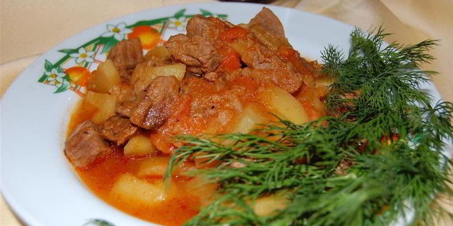 Рецепт жаркого из говядины
