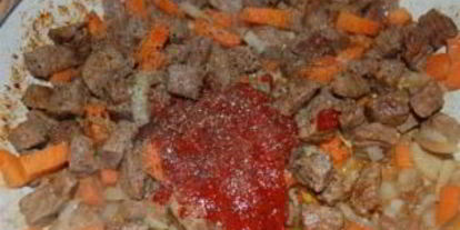 Шаг 4: жаркого из говядины