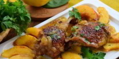 Шаг 6: жаркого из курицы с айвой