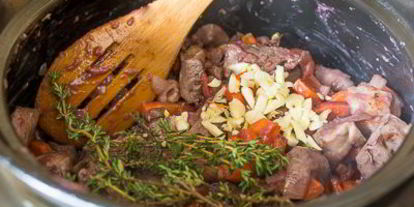 Шаг 10: жаркого из свиного сердца с брюссельской капустой