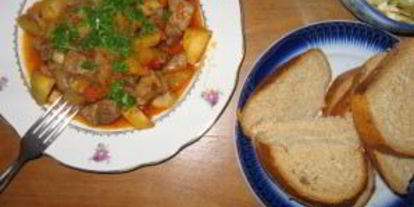 Шаг 3: жаркого на сковороде