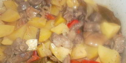 Шаг 4: жаркого с грибами по-домашнему