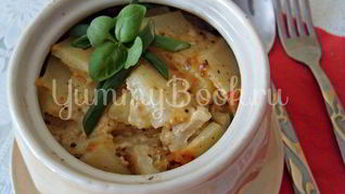 Рецепт Жаркого с грибами в горшочке