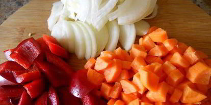 Шаг 2: жаркого с грибами в мультиварке