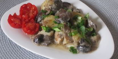 Шаг 11: жаркого с маслятами