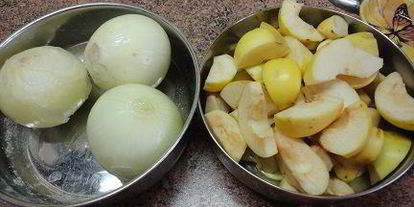 Шаг 1: жаркого с яблоками