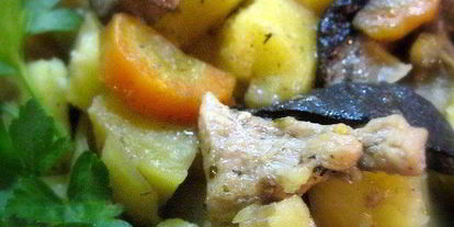 Шаг 7: жаркого со свининой и грибами