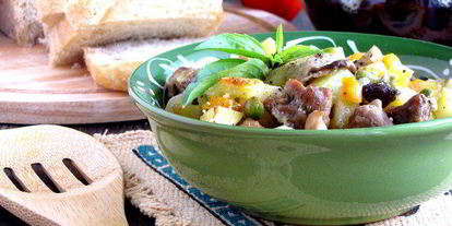 Шаг 7: жаркого в горшочках с белыми грибами и свининой