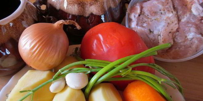 Рецепт жаркого в горшочке