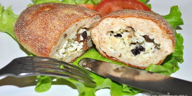 Рецепт фаршированных куриных зраз