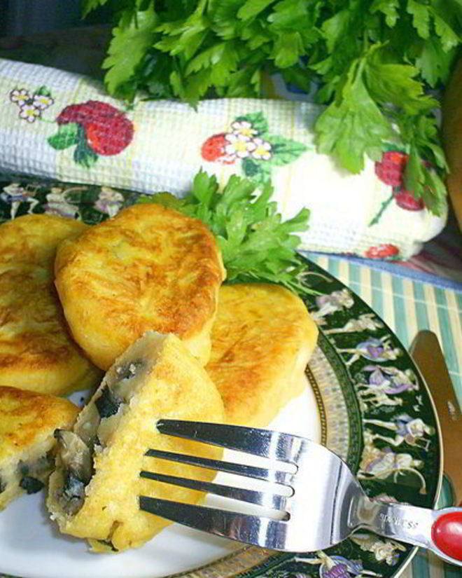 Рецепт картофельно-тыквенных зразы с очень вкусной начинкой