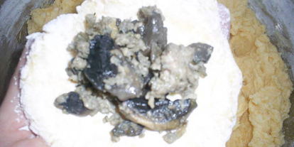 Шаг 5: картофельно-тыквенных зразы с очень вкусной начинкой