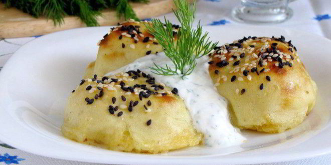 Рецепт Картофельных зраз с капустой из духовки