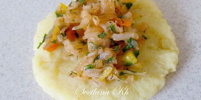 Шаг 6: картофельных зраз с капустой, запеченные в духовке