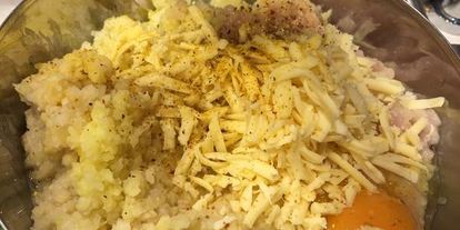 Шаг 1: куриного-картофельных зразы с начинкой