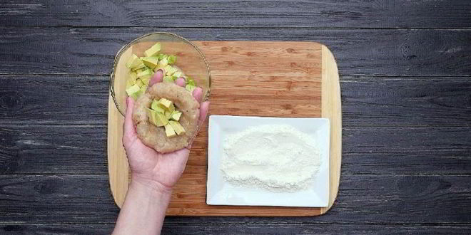 Рецепт куриных зраз с авокадо