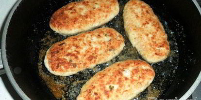 Шаг 11: куриных зраз с начинкой из потрошков