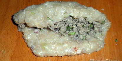 Шаг 7: куриных зраз с начинкой из потрошков