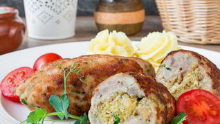 Рецепт Куриных зраз с пикантной начинкой