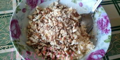 Шаг 4: куриных зраз с сыром и грецкими орехами