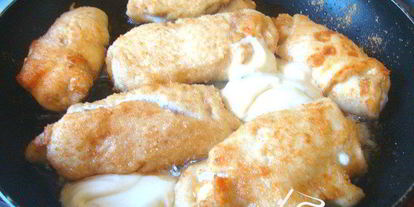 Шаг 2: куриных зраз с сыром в сырном соусе