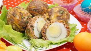 Рецепт Мясных зраз с яйцом