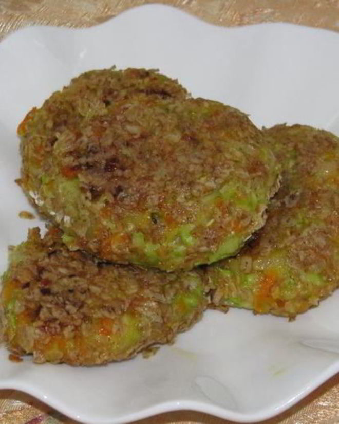 Рецепт овощных зраз с сыром