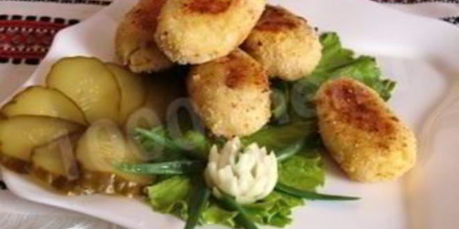 Рецепт постных картофельных зраз с грибами