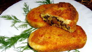 Рецепт Постных картофельных зраз