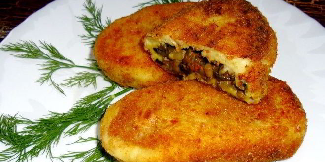 Рецепт постных картофельных зраз