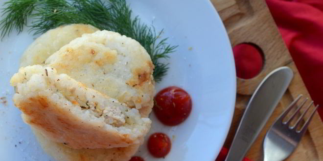 Рецепт рисовых зраз с мясной начинкой